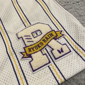 Ryoko Rain Shorts Mens 3XL (36x6) Lakers Purple Yellow Striped Mesh Basketball